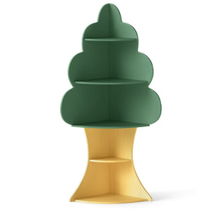 5-Tier Children Book Display Rack with Anti-toppling System-Green