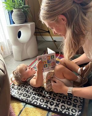 Sarah Wells Portable Diaper Changing Pad Machine Washable, Foldable for Travel or Diaper Bags (XOXO)