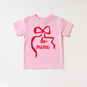 "Be Mine Ribbon baby top in soft fabric, perfect for stylish and comfy everyday wear."