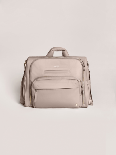 Satchel Diaper Bag - Taupe - MOOGCO Baby