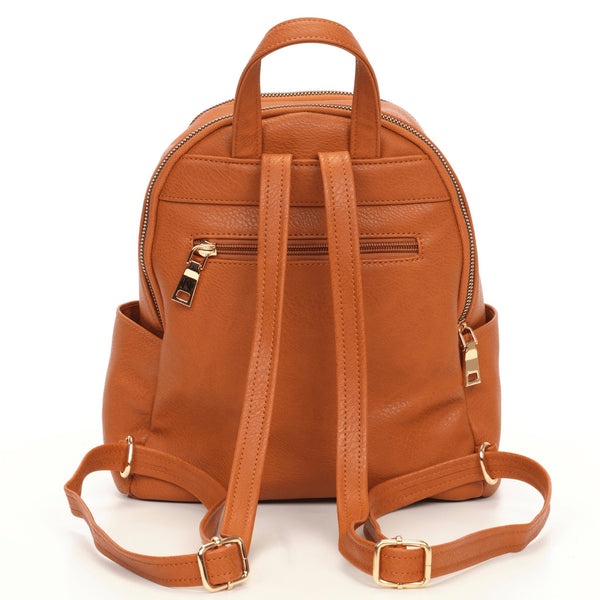 The Sleepy Panda Mini - Vegan Leather Mini Backpack