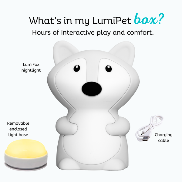 LumiPets® Felix the Fox- Children's Touch Night Light Junior
