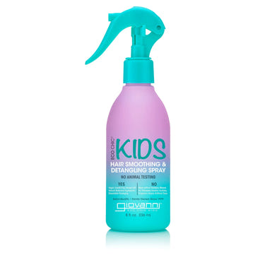Giovanni Kids Detangling Spray, 8 fl oz - Gentle hair detangler for smooth, tangle-free hair. Ideal for babies and kids.