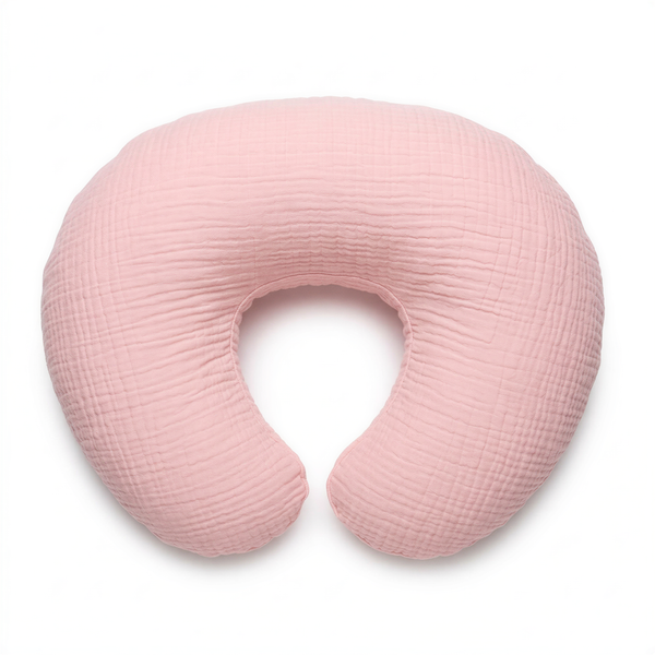 Wendy Anne C-Shaped Nursing Pillow Cover Organic Cotton Gauze