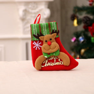 Santa Claus Socks Christmas Tree Pendant