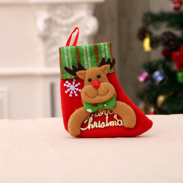 Santa Claus Socks Christmas Tree Pendant