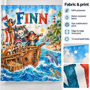 Fabric details: 100% polyester, water-resistant, dye-sublimation print, 12 round eyelet holes