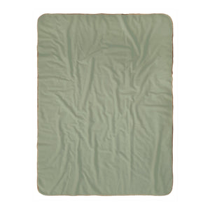 Personalize the Classic Name sherpa baby blanket in sage with your baby's name