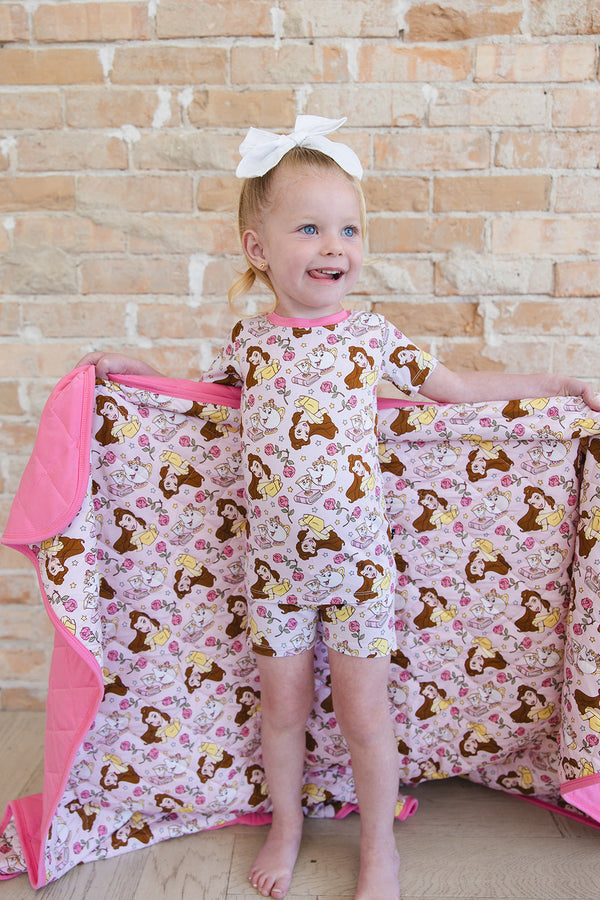 Provincial Petals - Quilted Blanket