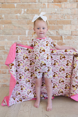 Provincial Petals - Quilted Blanket