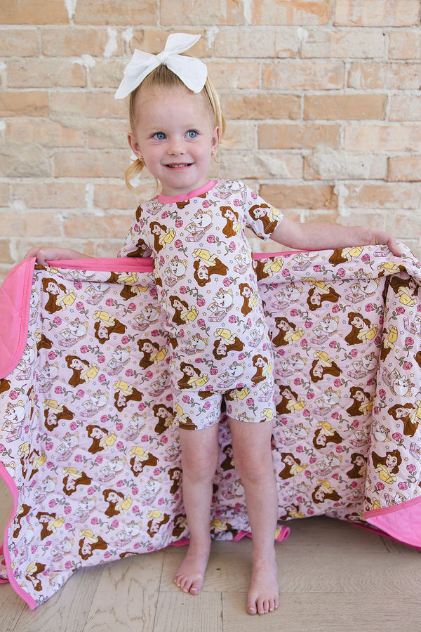 Provincial Petals - Quilted Blanket