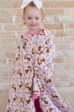 Provincial Petals - Quilted Blanket