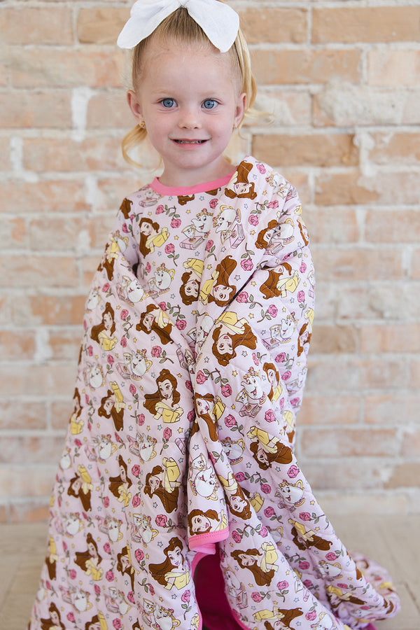 Provincial Petals - Quilted Blanket