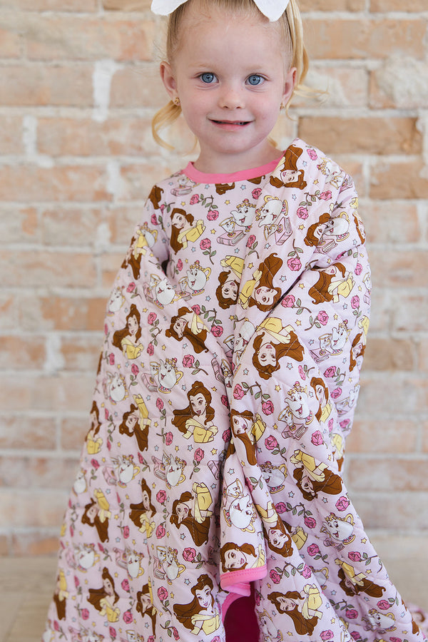 Provincial Petals - Quilted Blanket