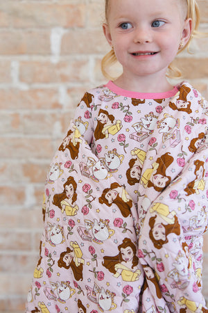 Provincial Petals - Quilted Blanket