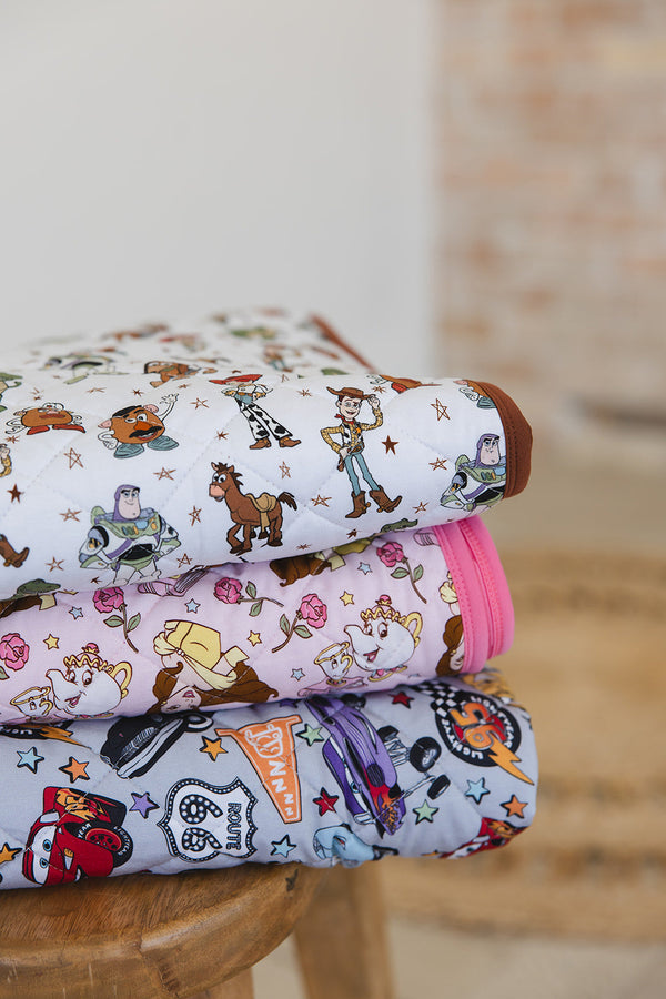 Provincial Petals - Quilted Blanket