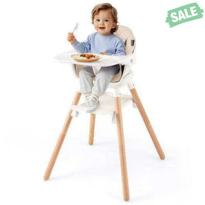 6-in-1 Baby High Chair with Removable Dishwasher and Safe Tray-Pink Pink High Chairs