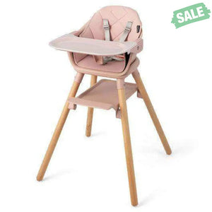 6-in-1 Baby High Chair with Removable Dishwasher and Safe Tray-Pink Pink High Chairs