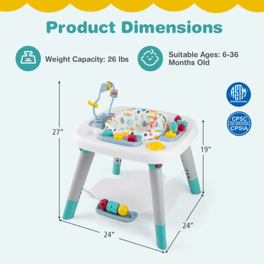 6-in-1 Baby Activity Center Infant Jumper Toddler Table