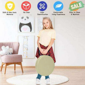 6 Pieces 15 Inch Round Toddler Floor Cushions for Kids-Multicolor Multicolor Kids Chairs & Seating