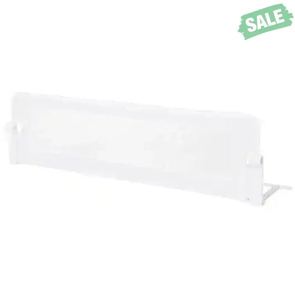 60-Inch Foldable Bed Rail Swing Down Baby Bed Guard Rail with Adjustable Safety Strap-Grey Gray Bed Rails