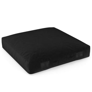 60 Inch Crash Pad for Kids Sensory Foam Crash Mat with Velvet Cover-Black
