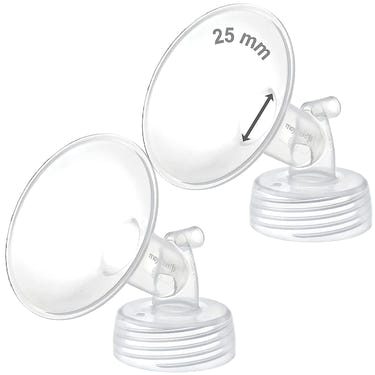 Maymom Wide Neck Spectra Flange 25mm for breast pump spare parts and kits.