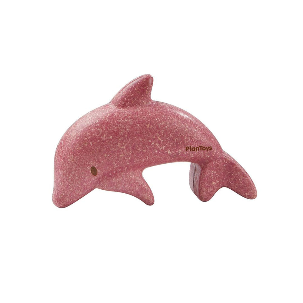 Soft plush dolphin toy for imaginative and pretend play, perfect for babies and toddlers.