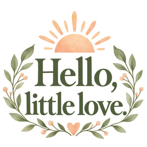 Hello, little love Quote Wall Decal for Mom, image 2