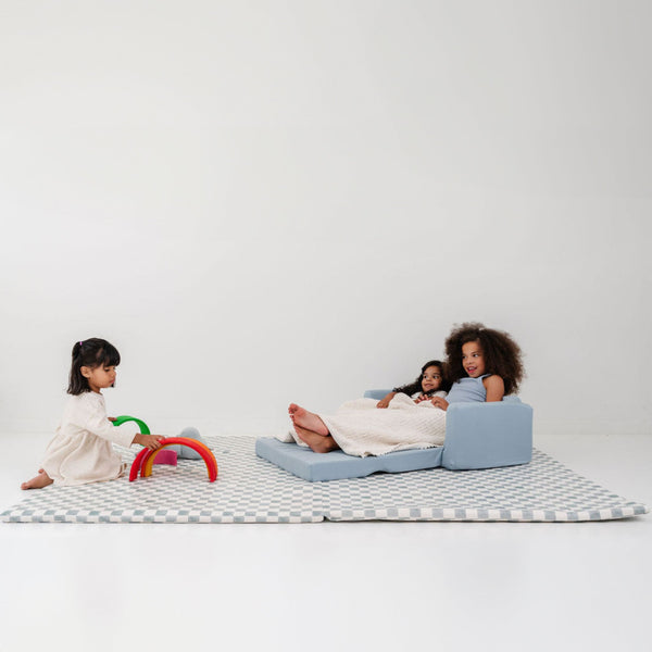 Checker Matcha Vegan Leather Mat