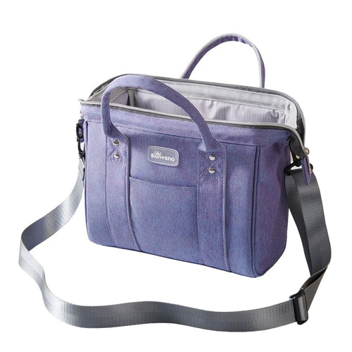 Stylish women mini crossbody diaper bag in angle 8 view, perfect for moms on the go.