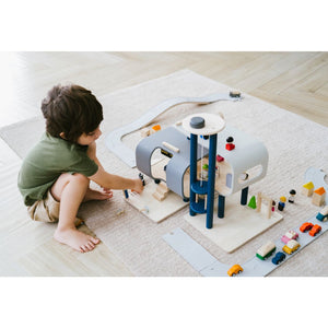 "Central Station STEM toy for babies, promoting learning and exploration at an engaging angle."