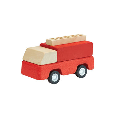 Red fire truck toy for imaginative play, perfect for toddlers and kids to spark creativity and adventure.