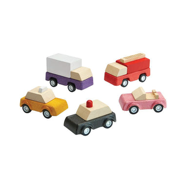 Planworld Vehicle Set for babies - colorful toy cars and trucks for imaginative play and entertainment.