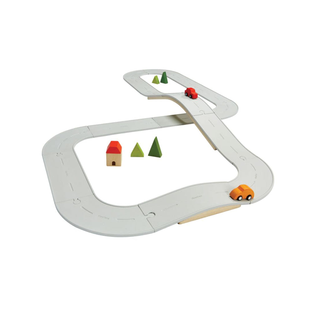 Large Rubber Road & Rail Set for babies - colorful, safe, and perfect for imaginative play.