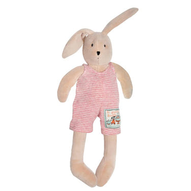 Sylvain The Rabbit medium stuffed toy by Moulin Roty, perfect for cuddles and playtime for babies and toddlers.