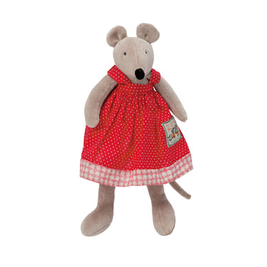 Nini the Mouse plush toy by Moulin Roty - soft, cuddly, and perfect for babies and toddlers.