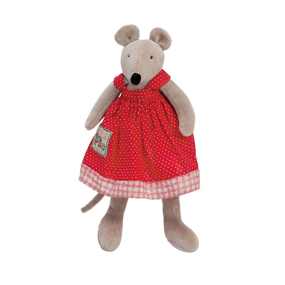 Nini the Mouse plush toy by Moulin Roty - soft, cuddly, and perfect for babies and toddlers.