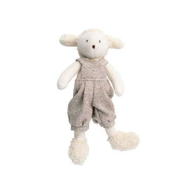 Small Albert The Sheep stuffed toy by Moulin Roty, perfect for cuddles and playtime for babies and toddlers.