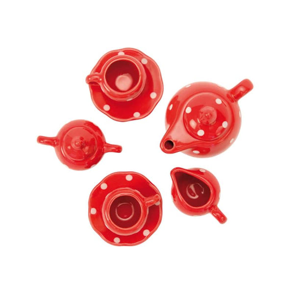 Suitcase - Tea Party Ceramic Set The Big Family - Moulin Roty