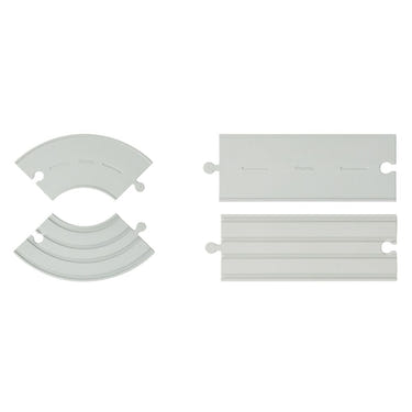 Rubber Road & Rail Expansion Tracks Set C for creative play in toys and entertainment.