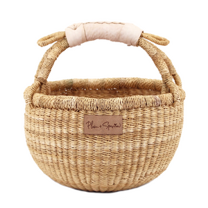 Cream Handle<br>Small Market Basket