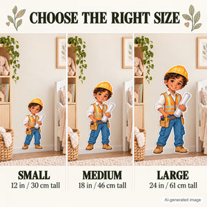 Personalized Engineer Wall Decal from Photo, Dream Job Sticker, image 16