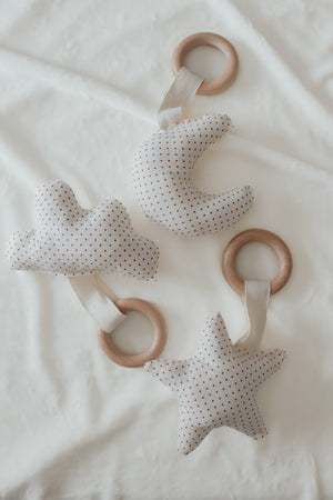 Ruby Wooden Shape Teethers