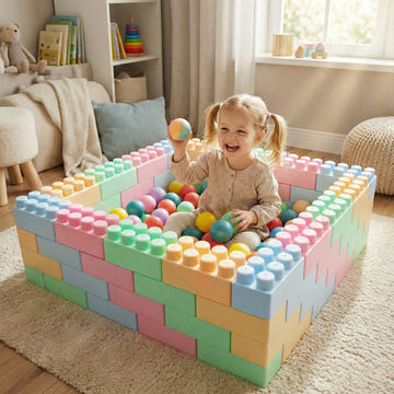 64 pcs Building Blocks for Toddlers Educational Toy - Safe Materials