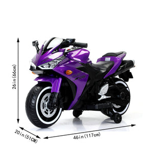 12V Kids' Electric Motorcycle Ride-On Toy for Ages 3–6