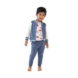 Varsity - Vintage Indigo - Letterman Jacket