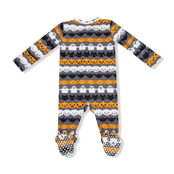 Halloween Paper Garland - Glow in the Dark - 2 Way Zipper Footie