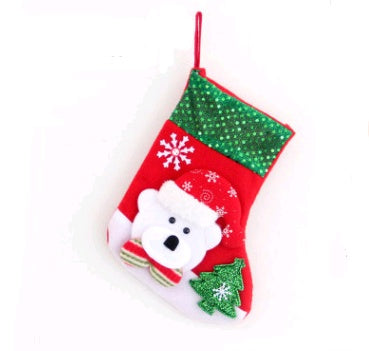 Santa Claus Socks Christmas Tree Pendant