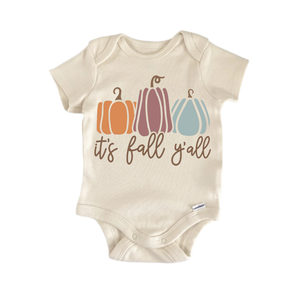 Its Fall Yall Pumpkin Newborn Baby Onesie® Bodysuit